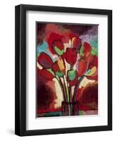 Kandinsky's Tulips-John Newcomb-Framed Premium Giclee Print