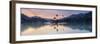 Kandy Lake and the Island at Sunrise, Kandy, Central Province, Sri Lanka, Asia-Matthew Williams-Ellis-Framed Photographic Print