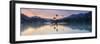 Kandy Lake and the Island at Sunrise, Kandy, Central Province, Sri Lanka, Asia-Matthew Williams-Ellis-Framed Photographic Print