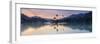 Kandy Lake and the Island at Sunrise, Kandy, Central Province, Sri Lanka, Asia-Matthew Williams-Ellis-Framed Photographic Print