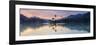 Kandy Lake and the Island at Sunrise, Kandy, Central Province, Sri Lanka, Asia-Matthew Williams-Ellis-Framed Photographic Print