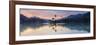 Kandy Lake and the Island at Sunrise, Kandy, Central Province, Sri Lanka, Asia-Matthew Williams-Ellis-Framed Photographic Print