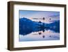 Kandy Lake and the Island Which Houses the Royal Summer House at Dawn-Matthew Williams-Ellis-Framed Photographic Print