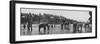 'Kandy. Sacred Elephants of the Temple Bathing', c1890, (1910)-Alfred William Amandus Plate-Framed Photographic Print