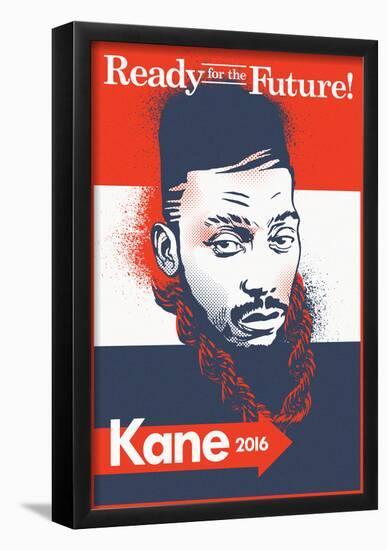 Kane 2016 (Red, White & Blue Signboard)-null-Framed Poster