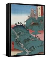 Kanesaka of Tanba-Ando Hiroshige-Framed Stretched Canvas