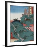 Kanesaka of Tanba-Ando Hiroshige-Framed Photographic Print