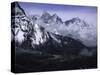 Kang Taiga Landscape, Nepal-Michael Brown-Stretched Canvas