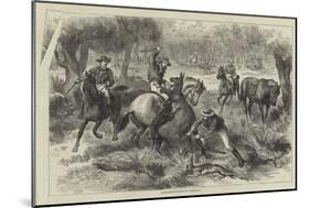Kangaroo-Hunting in Australia-null-Mounted Giclee Print