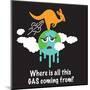 Kangaroo Methane-IFLScience-Mounted Poster
