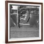 Kangaroo Sitting inside of Car, Smoking Pipe-null-Framed Photographic Print