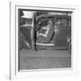 Kangaroo Sitting inside of Car, Smoking Pipe-null-Framed Photographic Print