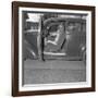 Kangaroo Sitting inside of Car, Smoking Pipe-null-Framed Photographic Print