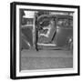 Kangaroo Sitting inside of Car, Smoking Pipe-null-Framed Photographic Print