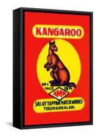 Kangaroo-null-Framed Stretched Canvas