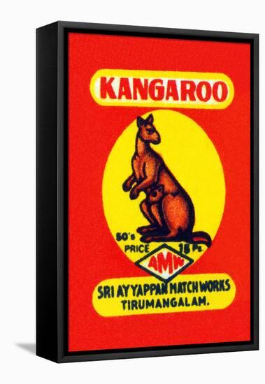 Kangaroo-null-Framed Stretched Canvas