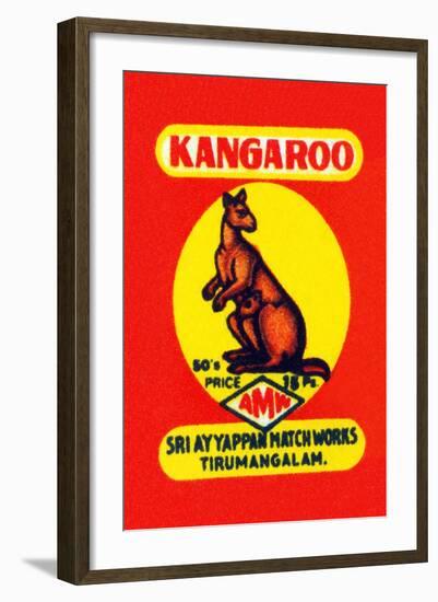 Kangaroo-null-Framed Art Print