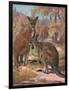 Kangaroos 1909-Cuthbert Swan-Framed Art Print