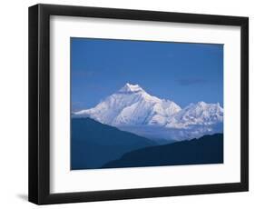 Kangchendzonga Range, View of Kanchenjunga, Ganesh Tok Viewpoint, Gangtok, Sikkim, India-Jane Sweeney-Framed Photographic Print