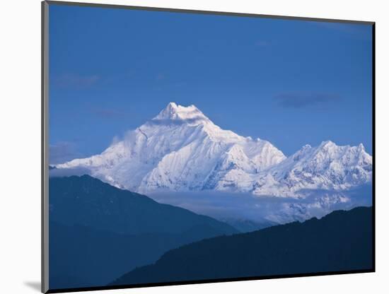 Kangchendzonga Range, View of Kanchenjunga, Ganesh Tok Viewpoint, Gangtok, Sikkim, India-Jane Sweeney-Mounted Photographic Print