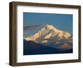 Kangchendzonga Range, View of Kanchenjunga, Ganesh Tok Viewpoint, Gangtok, Sikkim, India-Jane Sweeney-Framed Photographic Print