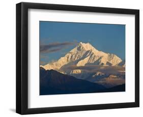 Kangchendzonga Range, View of Kanchenjunga, Ganesh Tok Viewpoint, Gangtok, Sikkim, India-Jane Sweeney-Framed Photographic Print