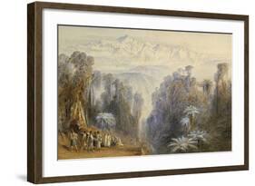 Kangchenjunga from Darjeeling, India-Edward Lear-Framed Giclee Print