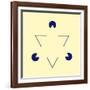 Kanizsa Triangle-Science Photo Library-Framed Photographic Print