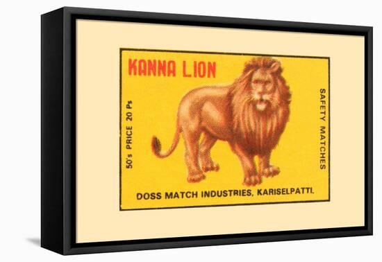 Kanna Lion-null-Framed Stretched Canvas