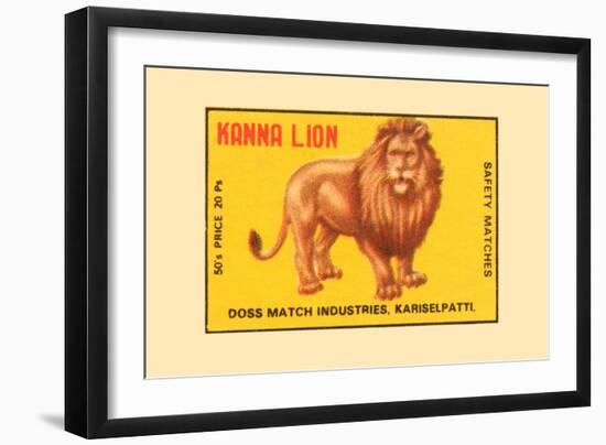 Kanna Lion-null-Framed Art Print