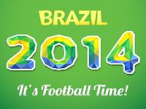Brazilian 2014 World Cup-Kannaa-Laminated Art Print