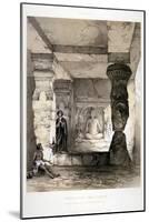 Kannari, Interior of a Small Vihara, India, 1845-Thomas Colman Dibdin-Mounted Giclee Print