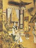 Landscape with Waterfall-Kano Tansetsu-Giclee Print