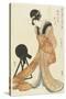 Kanpei's Wife Okaru, January 1806-Kitagawa Utamaro-Stretched Canvas