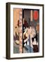 Kansaki Yagoro Noriyasu Seen Behind a Transparent Screen-Kuniyoshi Utagawa-Framed Giclee Print