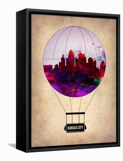 Kansas Air Balloon-NaxArt-Framed Stretched Canvas