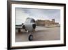 Kansas Aviation Museum with T-33 USAF Trainer, Wichita, Kansas, USA-Walter Bibikow-Framed Photographic Print
