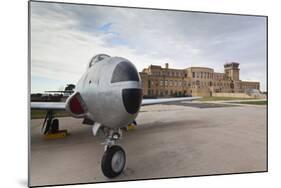 Kansas Aviation Museum with T-33 USAF Trainer, Wichita, Kansas, USA-Walter Bibikow-Mounted Photographic Print