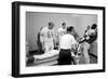 Kansas City Chiefs Football Team Players Massaged before the Championship Game, January 15, 1967-Bill Ray-Framed Photographic Print