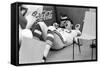 Kansas City Chiefs Linebacker E. J. Holub, Super Bowl I, Los Angeles, California January 15, 1967-Bill Ray-Framed Stretched Canvas