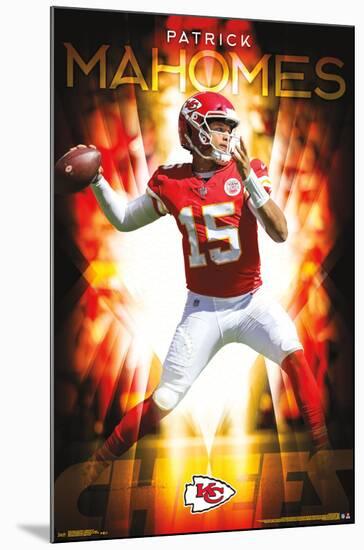 KANSAS CITY CHIEFS - P MAHOMES 18-null-Mounted Standard Poster