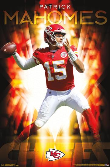 KANSAS CITY CHIEFS - P MAHOMES 18-null-Lamina Framed Poster