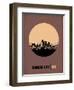 Kansas City Circle Poster 2-NaxArt-Framed Art Print