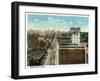 Kansas City, Missouri - Aerial View of the City-Lantern Press-Framed Art Print