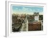 Kansas City, Missouri - Aerial View of the City-Lantern Press-Framed Art Print