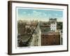 Kansas City, Missouri - Aerial View of the City-Lantern Press-Framed Art Print