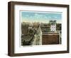 Kansas City, Missouri - Aerial View of the City-Lantern Press-Framed Art Print