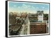 Kansas City, Missouri - Aerial View of the City-Lantern Press-Framed Stretched Canvas