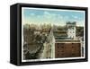 Kansas City, Missouri - Aerial View of the City-Lantern Press-Framed Stretched Canvas