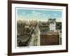 Kansas City, Missouri - Aerial View of the City-Lantern Press-Framed Art Print